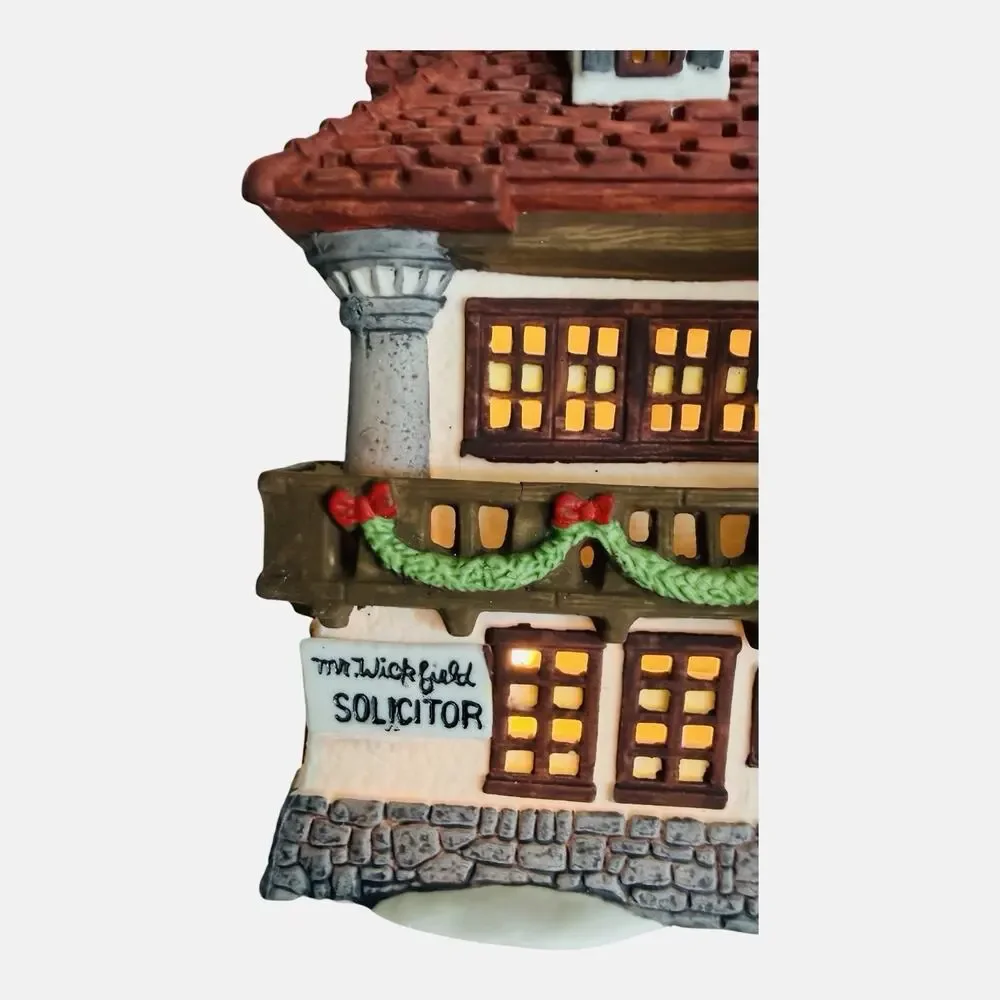Vintage 1989 Dept 56 “Mr. Wickfield Solicitor” David Copperfield Dickens Village